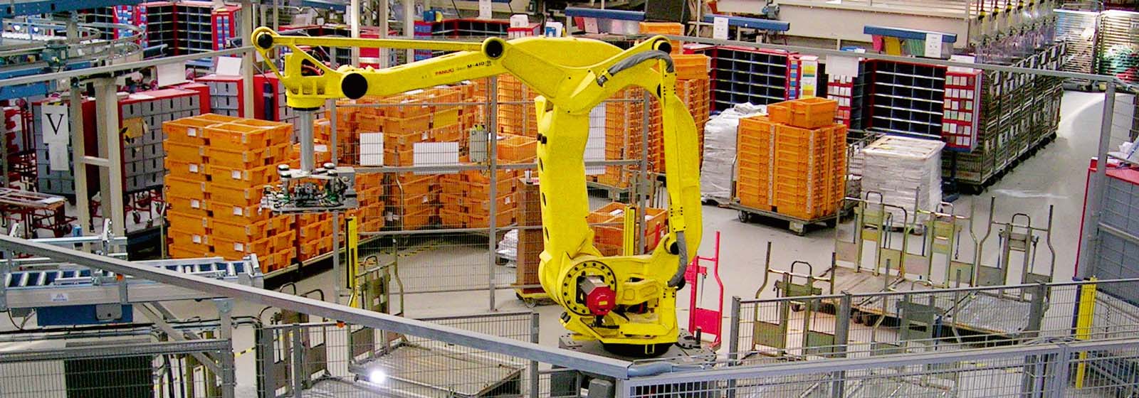 palletising scene with M 410